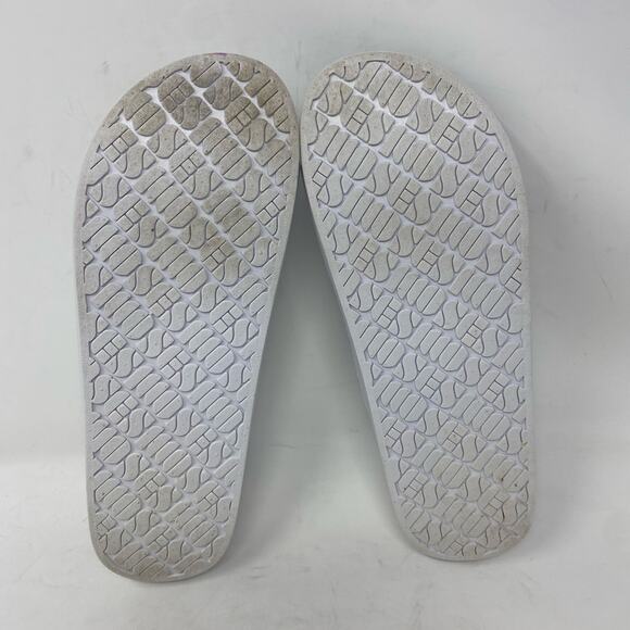 Freedom Moses Two Band Slide White Casual Sandals Slippers Womens Size 8.5 - Picture 7 of 8